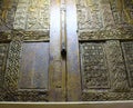 Wooden door in The magnificent Basilica of ChristÃ¢â¬â¢s Nativity in Bethlehem